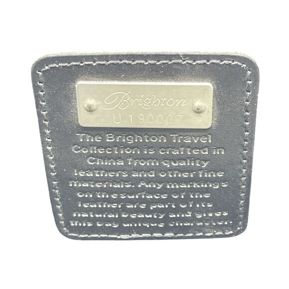 brighton black faux crocodile skin and red cloth pet carrier - Picture 8 of 14